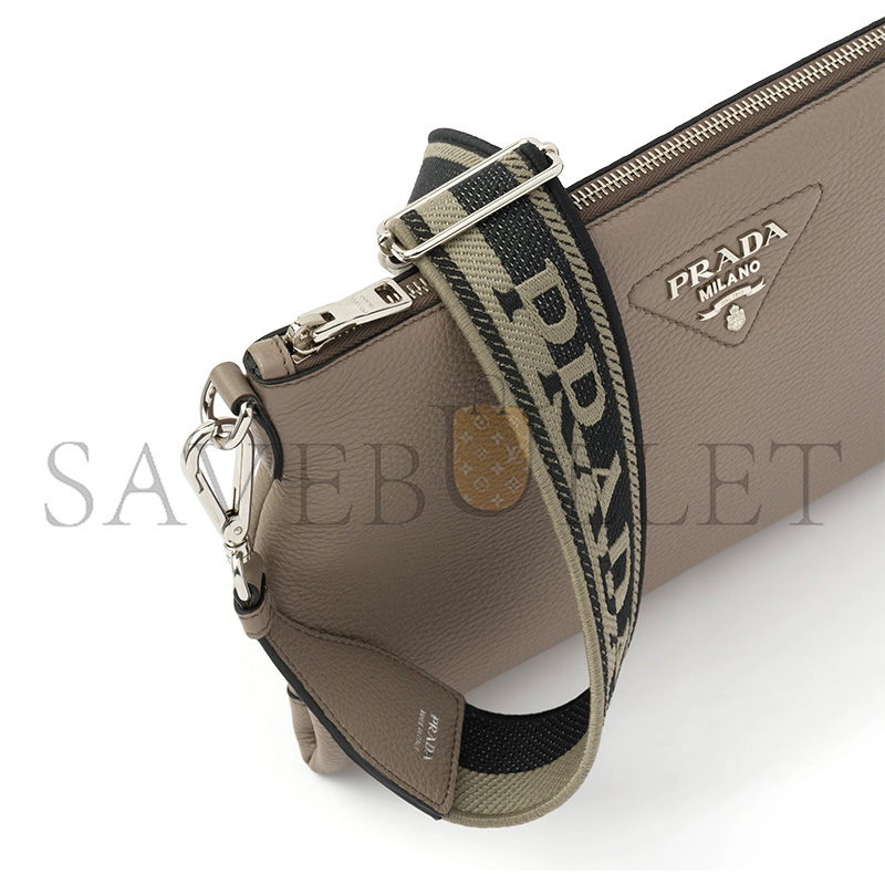 Pra*a leather shoulder bag 1bh050 (30*19.5cm)